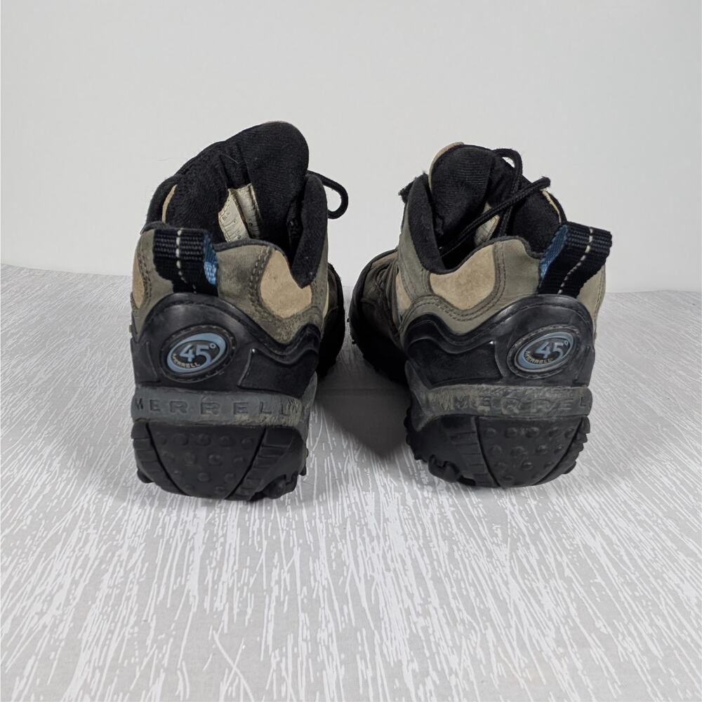 Merrell 45 Degree Hiking Boots Womens Size 9 Blade Grey/Light Blue Lace Up - Picture 3 of 7